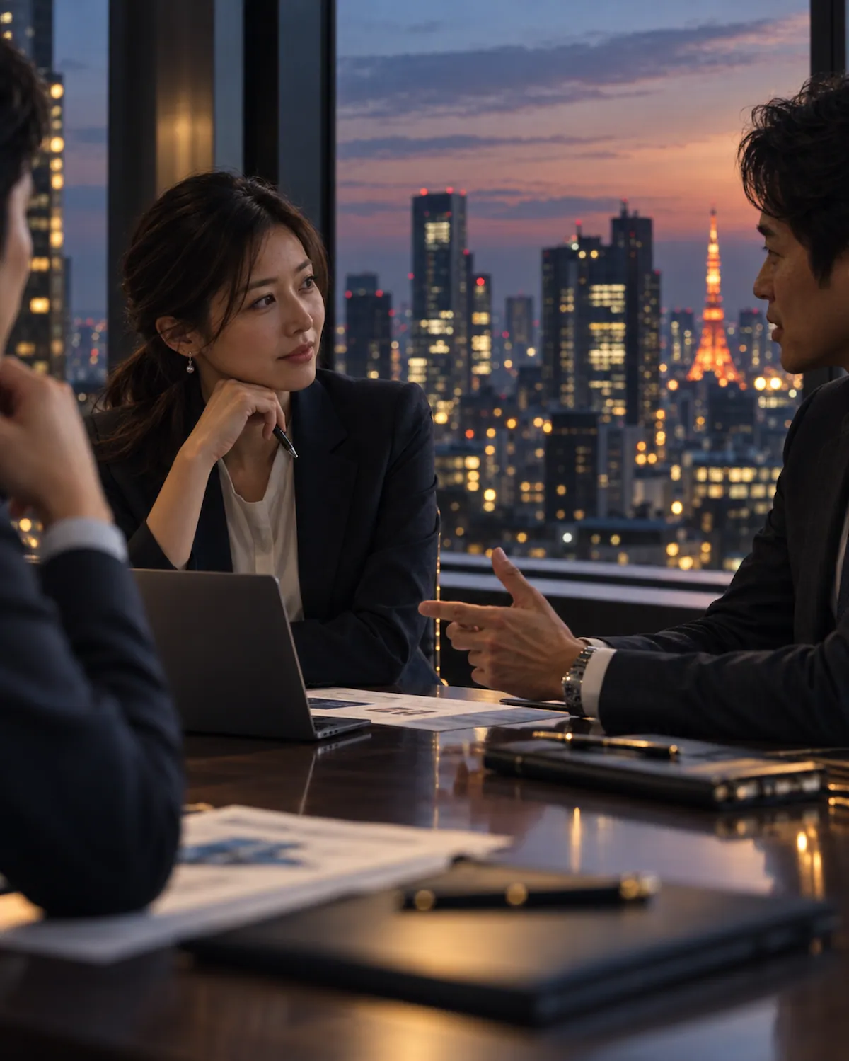 株式会社 雅の企業理念を表現するチームミーティング